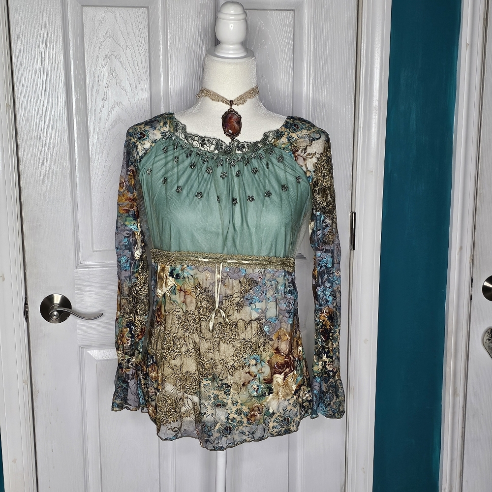 Vintage B. Moss Elegant Top